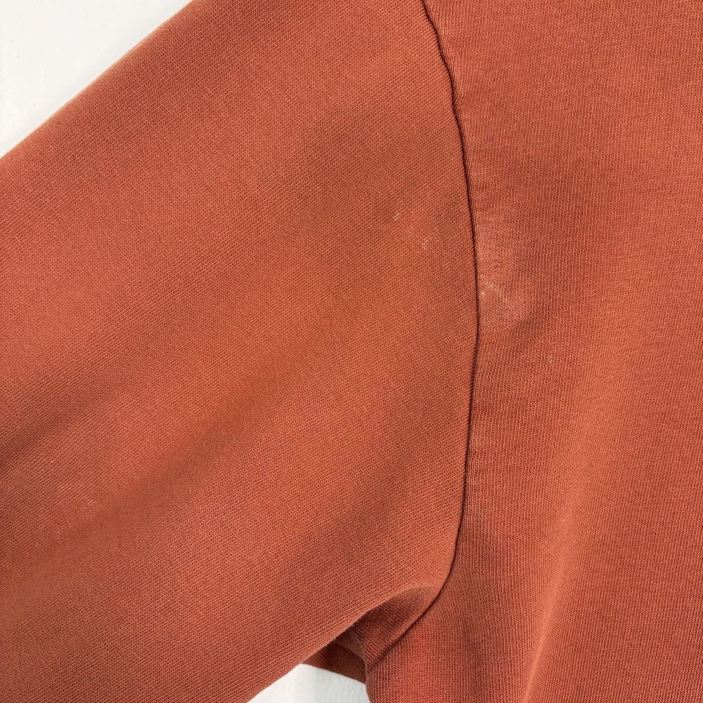 Favorite Daughter Nuuly Sweatshirt Womens Large Orange Terry Graphic Crewneck - Picture 3 of 13